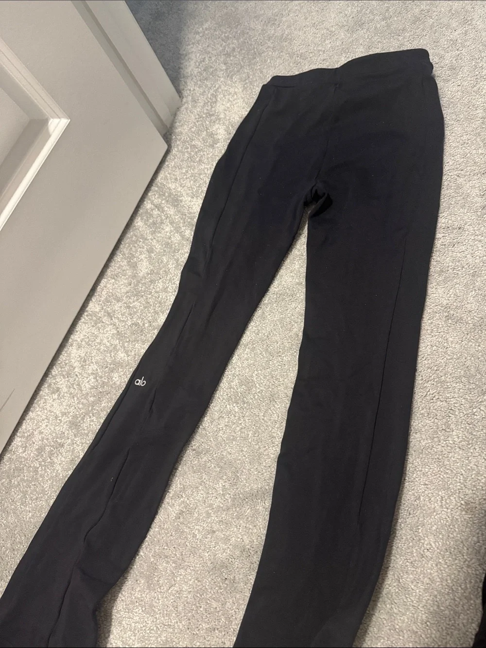 ALO Black Women's Stretch Flare Pants